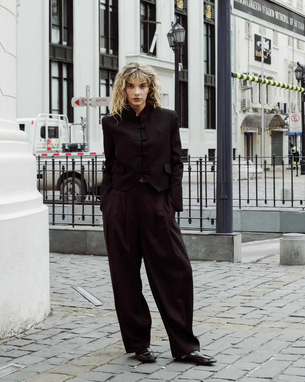 Tang Jacket Lana Rayas