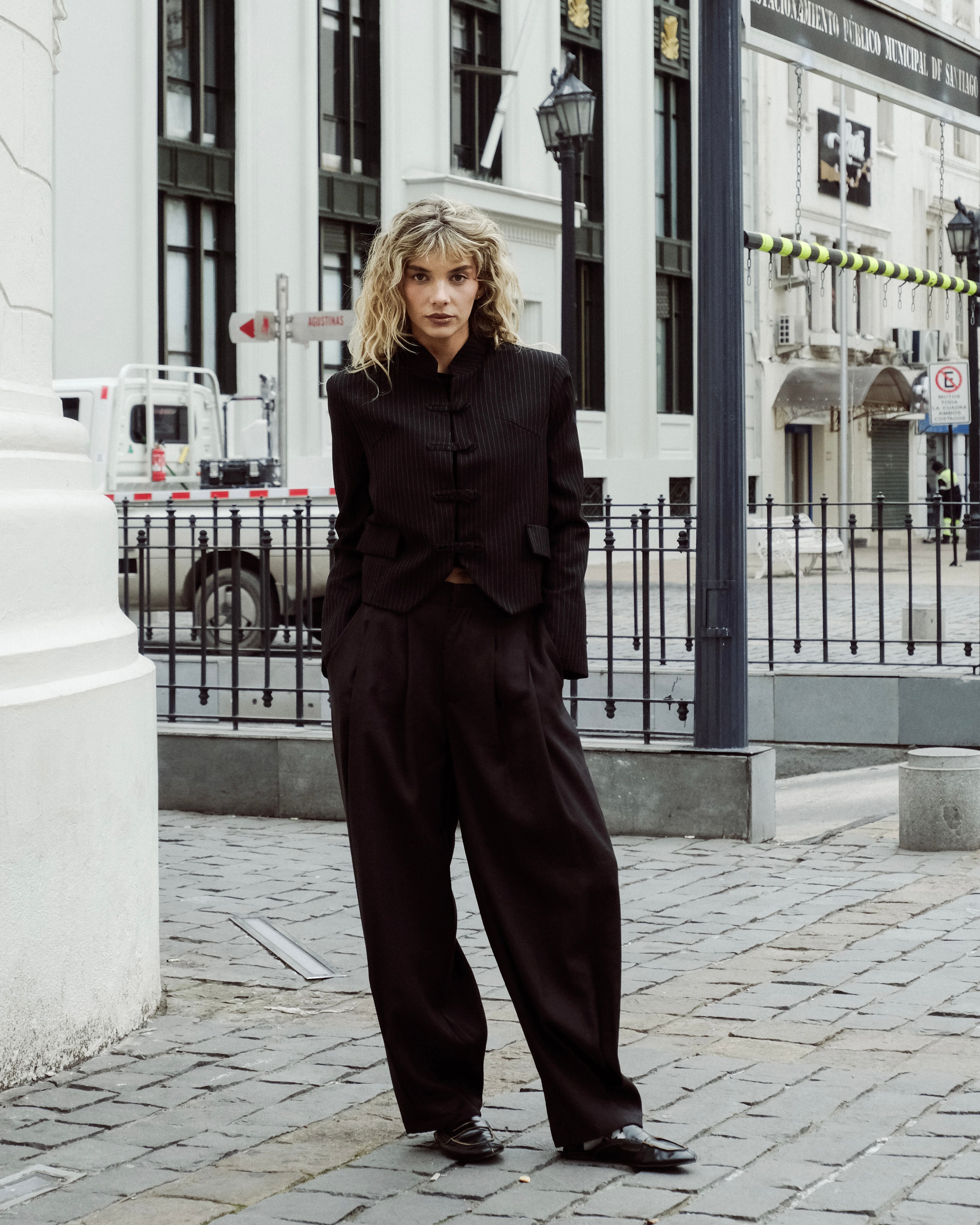 Tang Jacket Lana Rayas