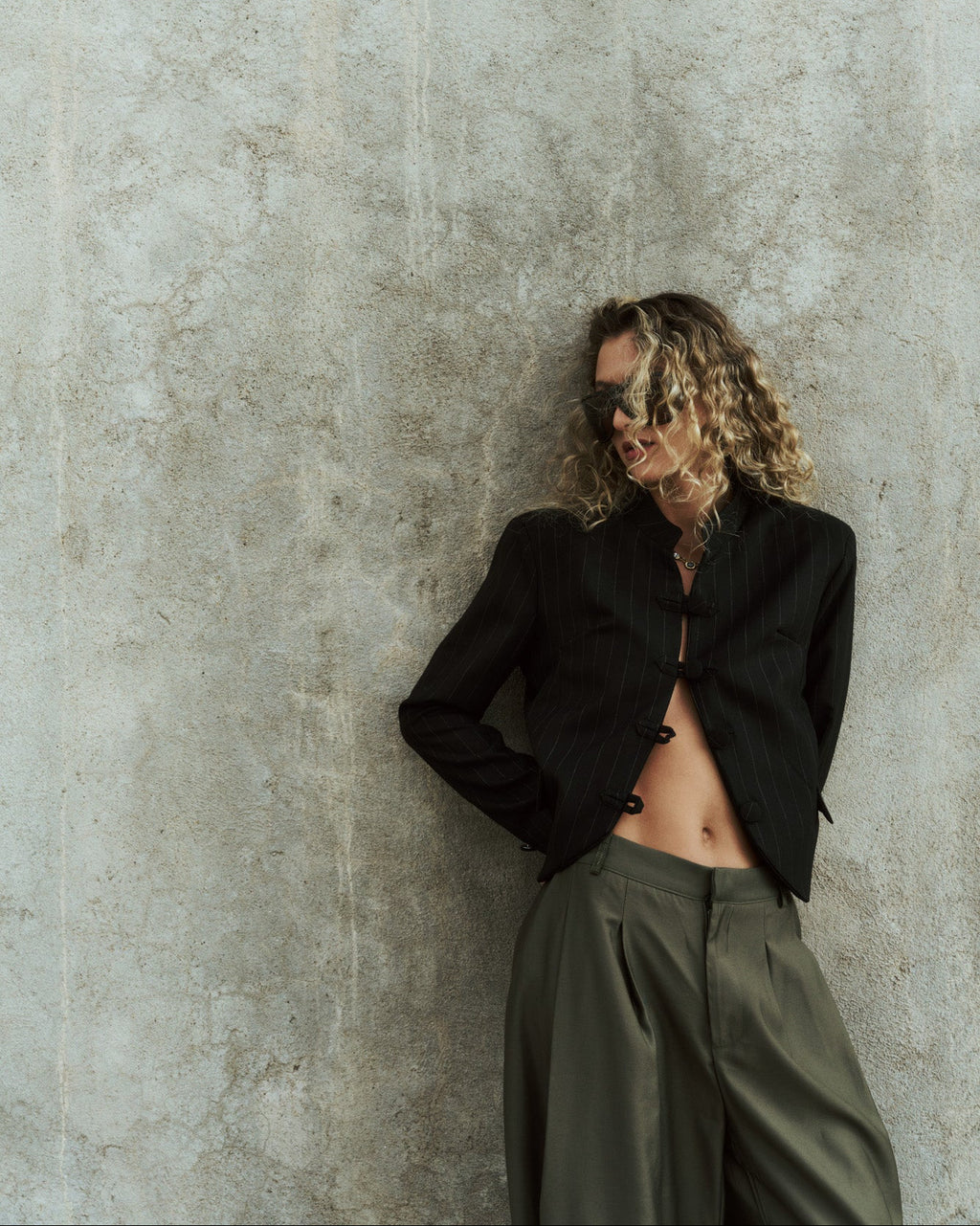 Tang Jacket Lana Rayas
