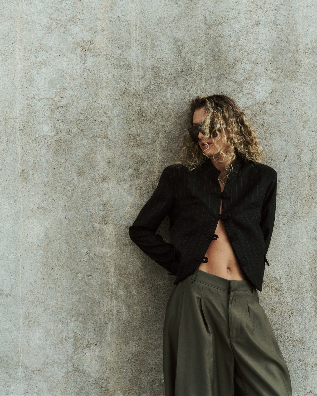 Tang Jacket Lana Rayas