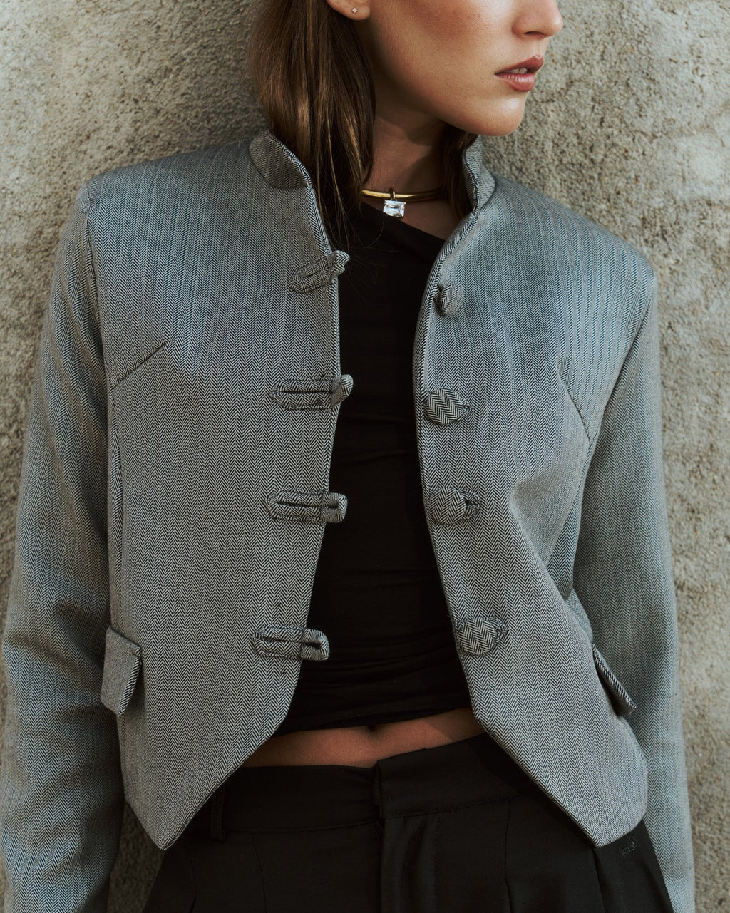 Tang Jacket Lana Gris