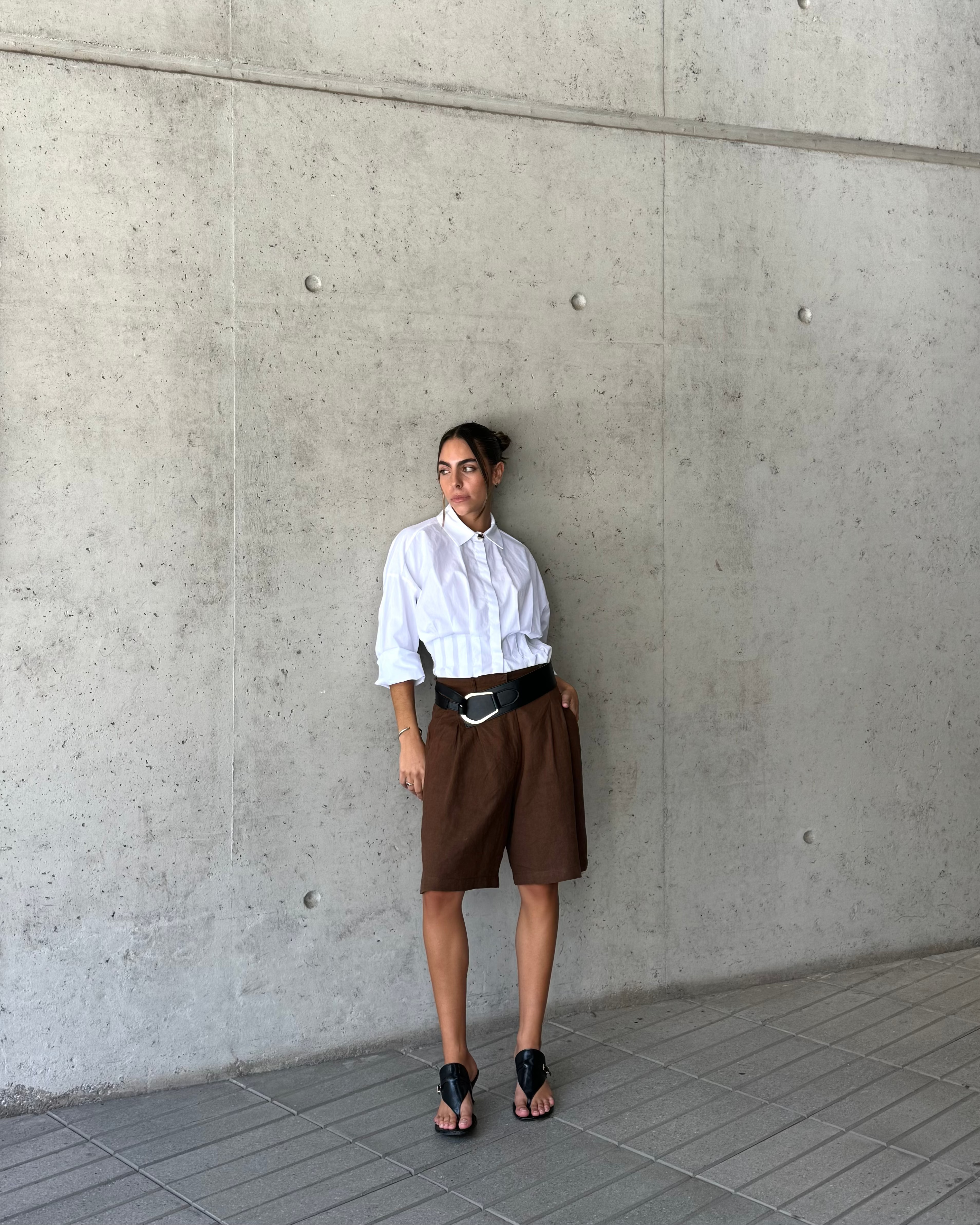 Low Bermudas Lino Café